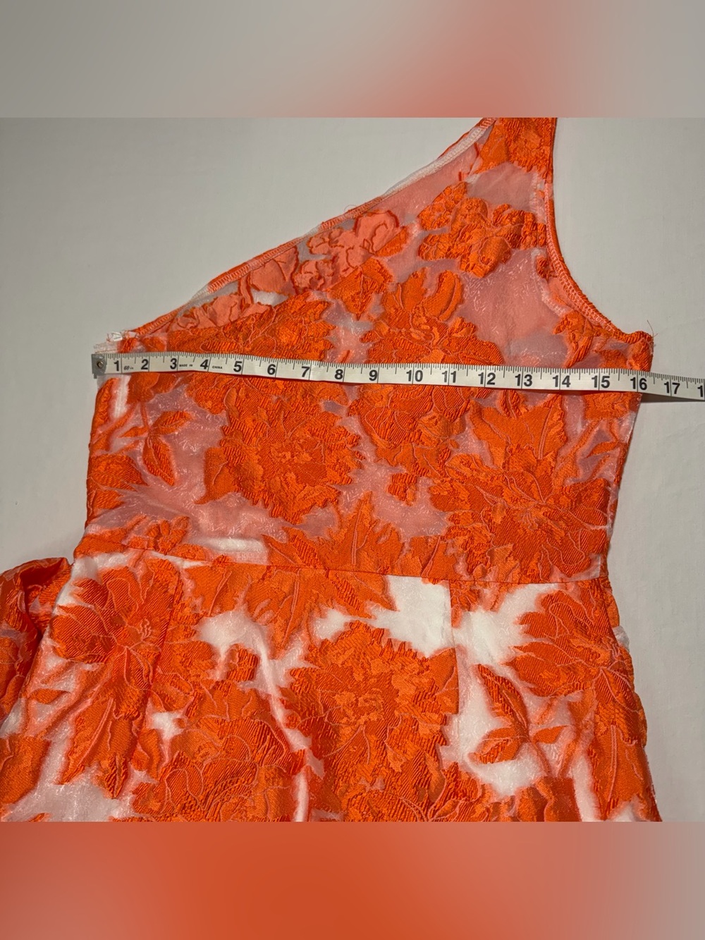 One-Shoulder Wrap Front Mini. - Picture 7 of 11